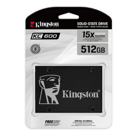84162 - Unidad de Estado Sólido SSD Kingston 512 GB SKC600 SATA3 2 5"