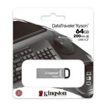 84201 - Memoria USB Kingston DataTraveler Kyson 64 GB 3 2 Gen1 Color Gris