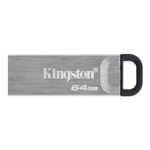 84199 - Memoria USB Kingston DataTraveler Kyson 64 GB 3 2 Gen1 Color Gris