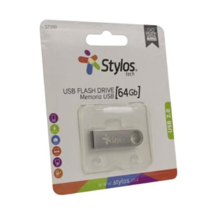 84560 - Memoria USB Stylos ST100 64GB Conexion Tipo A 2 0