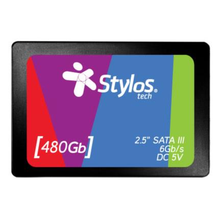84731 - SSD Stylos 480GB 2 5" 460MB/s Escritura 510 MB/s Lectura SATA III