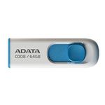 84829 - Memoria USB Adata C008 64GB 2 0 Color Blanco-Azul