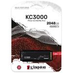 84948 - Unidad de Estado Sólido SSD Kingston KC3000 PCIe 4 0 NVMe M 2 SSD 2048GB Color Negro
