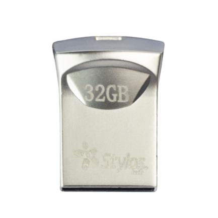 84727 - Memoria USB Stylos ST125 32GB Conexion Tipo A 2 0 Mini Metalica Plata