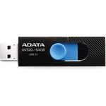 84971 - Memoria USB Adata Flash UV320 64GB 3 1 Color Negro-Azul