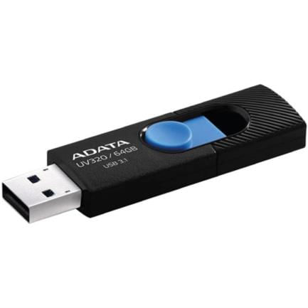 84972 - Memoria USB Adata Flash UV320 64GB 3 1 Color Negro-Azul