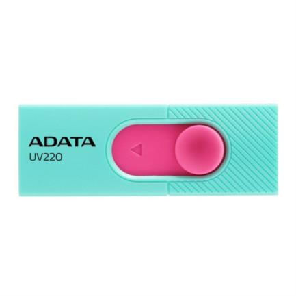 84569 - Memoria USB Adata 32 GB UV220 2 0 Color Turquesa-Rosa