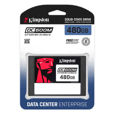 85130 - Unidad de Estado Sólido SSD Kingston 480 GB DC600M SATA Enterprise 2 5" Uso Mixto