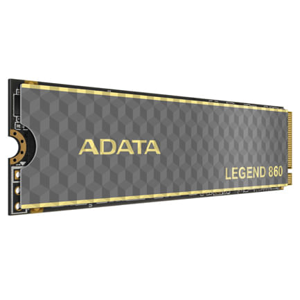 87399 - Unidad de Estado Sólido SSD Adata Legend 860 1000GB PCIE Gen4 M 2 2280 6000/4000MBS Compatible con PS5 Disipador Al