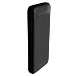 85697 - Power Bank PERFECT CHOICE Carga Rápida 22 5W con Cable Tipo C Bolt Negro