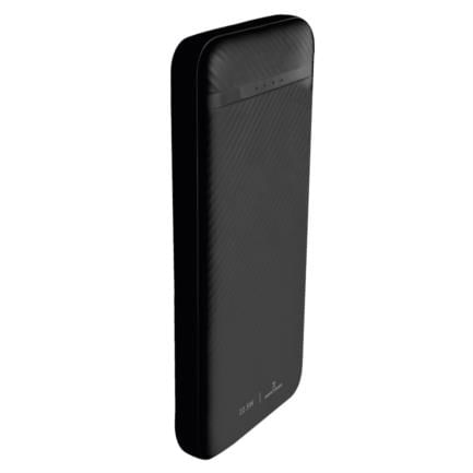 85697 - Power Bank PERFECT CHOICE Carga Rápida 22 5W con Cable Tipo C Bolt Negro