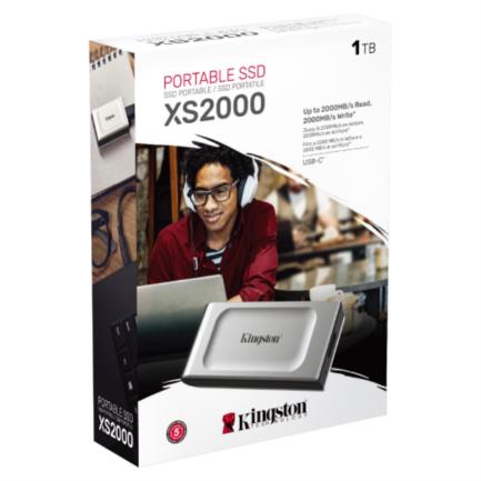 85158 - Unidad de Estado Sólido SSD Kingston XS2000 Externo 1000GB USB-C