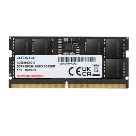89992 - Memoria Ram Adata 8GB DDR5 5600MHz SO-DIMM