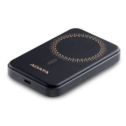 85851 - Power Bank Adata R050 de Carga Rapida y Magnetica Inalambrico 5000 MAH color Negro