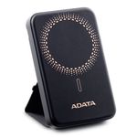 85850 - Power Bank Adata R050 de Carga Rapida y Magnetica Inalambrico 5000 MAH color Negro