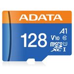 87462 - Memoria Micro SD Adata 128GB V10 F HD Clase 10 A1 Azul