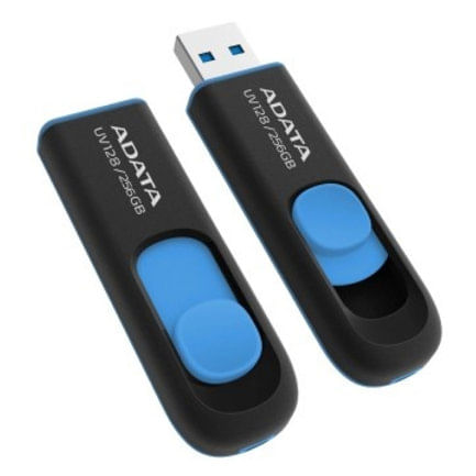86658 - Memoria Adata USB 256GB UV128 3 2 Negro con Azul