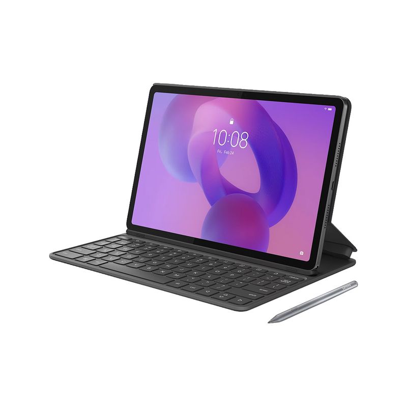 90589 - TABLET LENOVO IDEA TAB MEDIATEK 6300, 8 GB RAM, 128 GB, ANDROID 15, FUNDA, TECLADO Y STYLUS