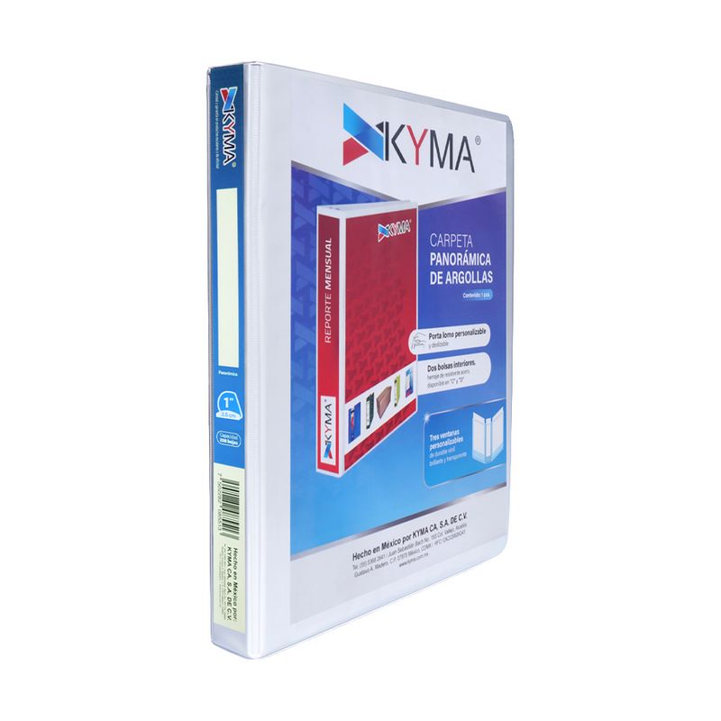 76622 - CARPETA ARILLO 1 D BLANCA PANORAMICA KYMA