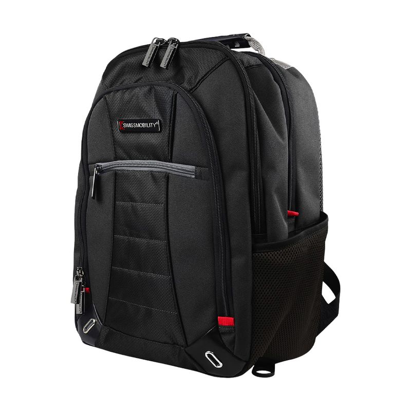 90669 - SWISSMOBILITY BACKPACK OLTEN PORTALAPTOP 17 PULG  NEGRA