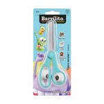 82400 - TIJERA METAL PLASTICO 5 PUNTA ROMA BARRILITO