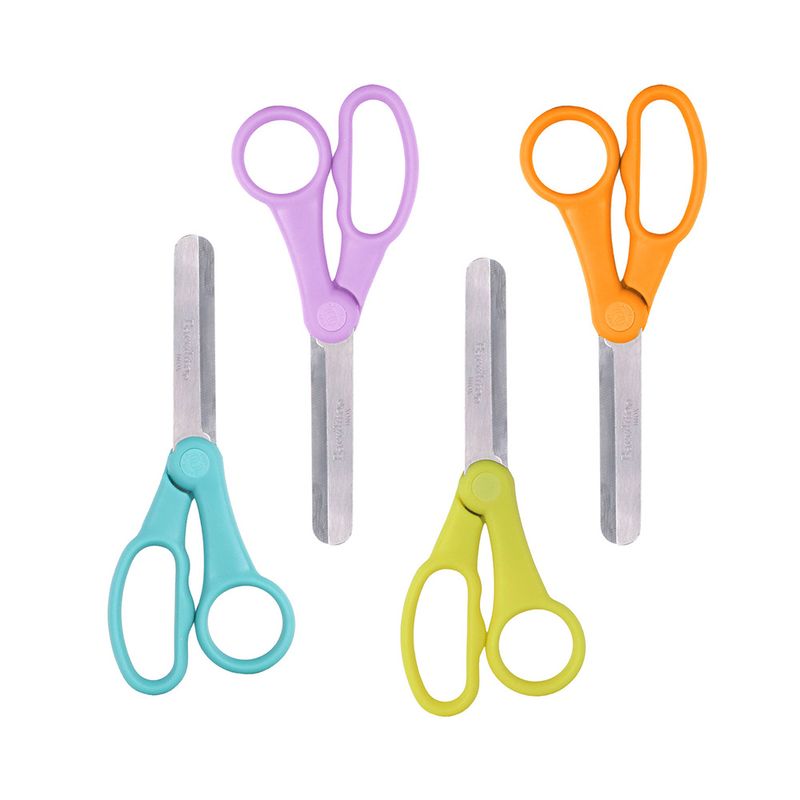 90896 - TIJERA METAL PLASTICO 5 PUNTA ROMA BARRILITO