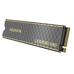 87396 - Unidad de Estado Sólido SSD Adata Legend 860 500GB PCIE Gen4 M 2 2280 5000/3000Mbs Compatible con PS5 Disipador Alu