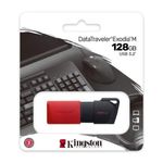 84900 - Memoria USB Kingston DataTraveler Exodia M 128GB USB 3 2 Gen1 Color Negro-Rojo