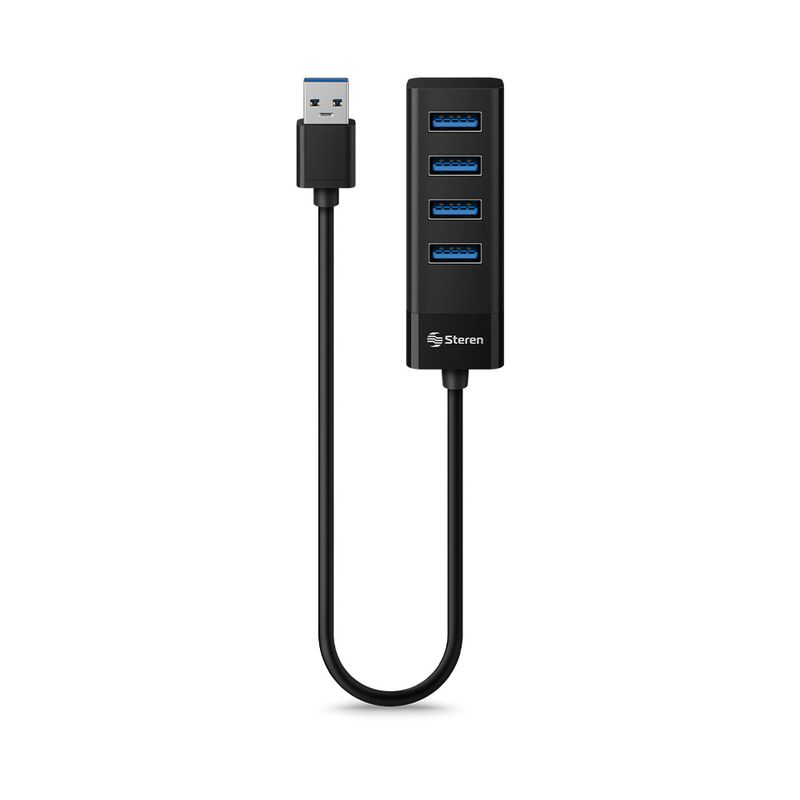 82490 - HUB USB-A 3 0 CON 4 PUERTOS USB-A, STEREN