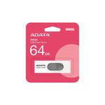90803 - MEMORIA USB 64GB 2 0 ADATA UV220, BLANCO/GRIS