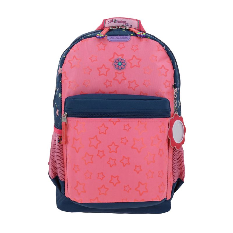 90958 - MOCHILA PRIMARIA ROSA HAPPY GIRL ESTAR
