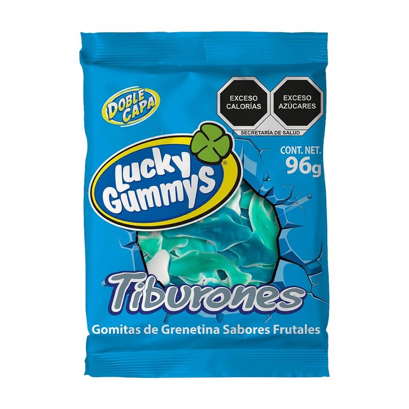 90610 - LUCKY GUMMYS GOMITA TIBURONES 96G