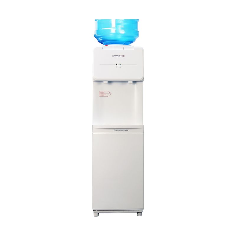 91182 - DISPENSADOR DE AGUA FRIA Y CALIENTE DE PISO FROSTWATER, 2 LLAVES, BLANCO, SISTEMA DE COMPRESOR