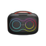 90353 - BOCINA PORTATIL TWS CON LUZ LED Y REPRODUCTOR DE USB MISIK MS272, NEGRO
