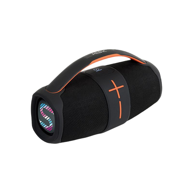90559 - BOCINA RECARGABLE BLUETOOTH CON LUZ LED MISIK, MS225, NEGRO