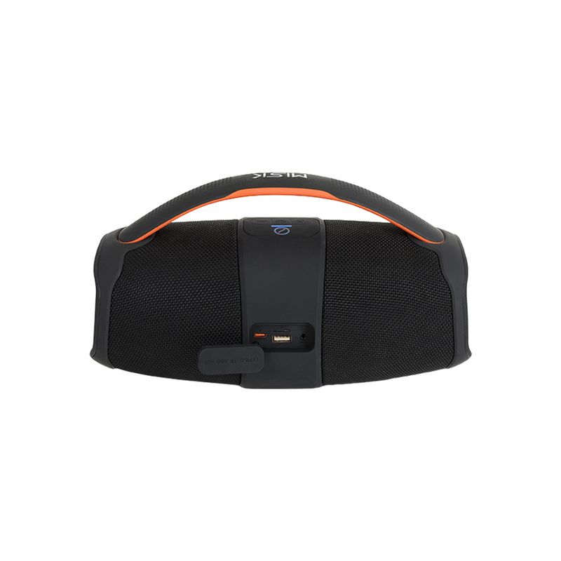 90560 - BOCINA RECARGABLE BLUETOOTH CON LUZ LED MISIK, MS225, NEGRO