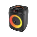 90570 - BOCINA BLUETOOTH 8" TWS LUCES, MICROFONO MISIK MB103, NEGRO