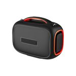 90574 - BOCINA PORTATIL TWS CON LUZ LED Y REPRODUCTOR DE USB MISIK MS272, NEGRO