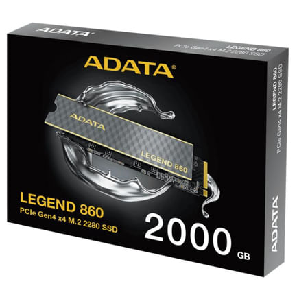 89668 - unidad de Estado Solido SSD Adata Legend 860 Nvme 2TB M 2 5000 MBS Escritura 6000 MBS Lectura PCI Express 4 0
