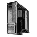 47992 - Gabinete Acteck Bern GS460 Mini Torre Slim con Fuente 500W Micro ATX/Mini ITX USB 3 0 1 Ventilador Color Negro