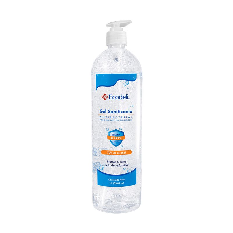 93728 - GEL ANTIBACTERIAL PARA MANOS (70% ALCOHOL) de 1 LT
