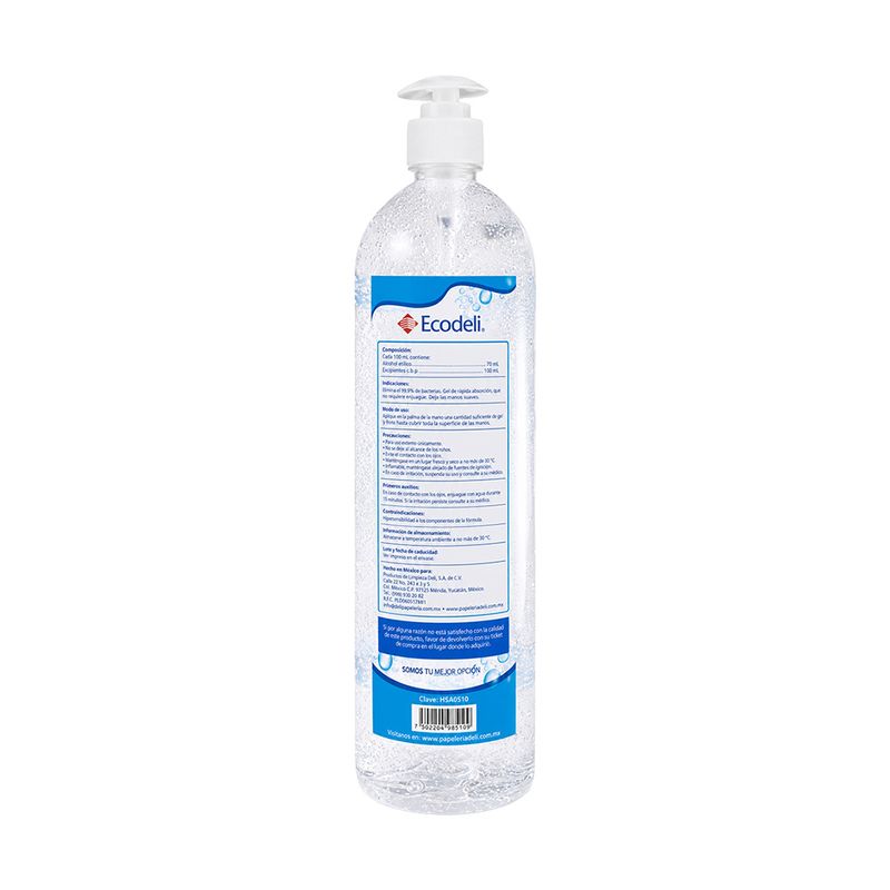 93729 - GEL ANTIBACTERIAL PARA MANOS (70% ALCOHOL) de 1 LT_2