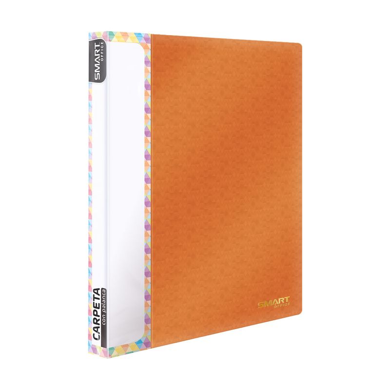 93533 - CARPETA PLASTICA CARTA CON PALANCA NARANJA SOLIDO