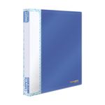 93641 - CARPETA CARTA CON 20 MICAS AZUL TRANSPARENTE