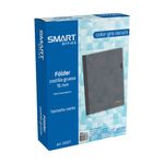 93696 - FOLDER CARTA PLASTICO CON COSTILLA GRIS OSCURO TRANSPARENTE_2