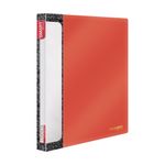 93563 - CARPETA PLASTICA CARTA CON PALANCA ROJO METALICO