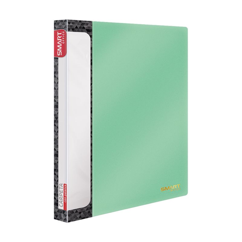 93569 - CARPETA PLASTICA CARTA CON PALANCA VERDE METALICO