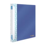 93587 - CARPETA CARTA CON 10 MICAS AZUL TRANSPARENTE