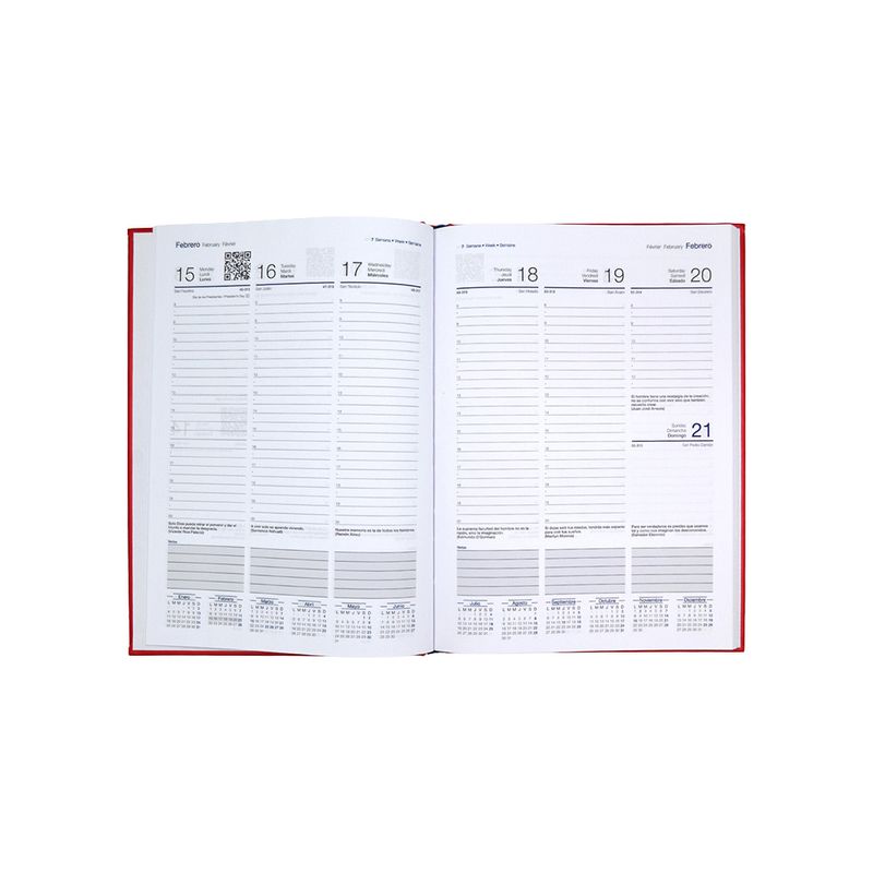 94216 - AGENDA ESCRITORIO SHOT COLORES SURTIDOS