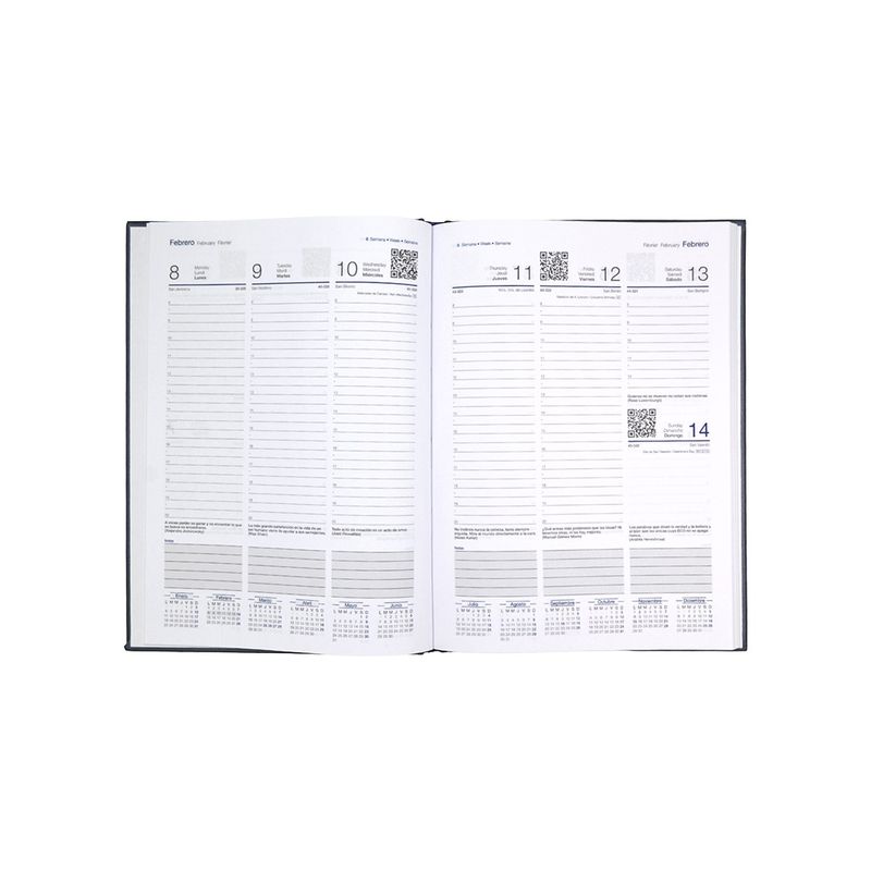 94210 - AGENDA ESCRITORIO SHOT COLORES SURTIDOS